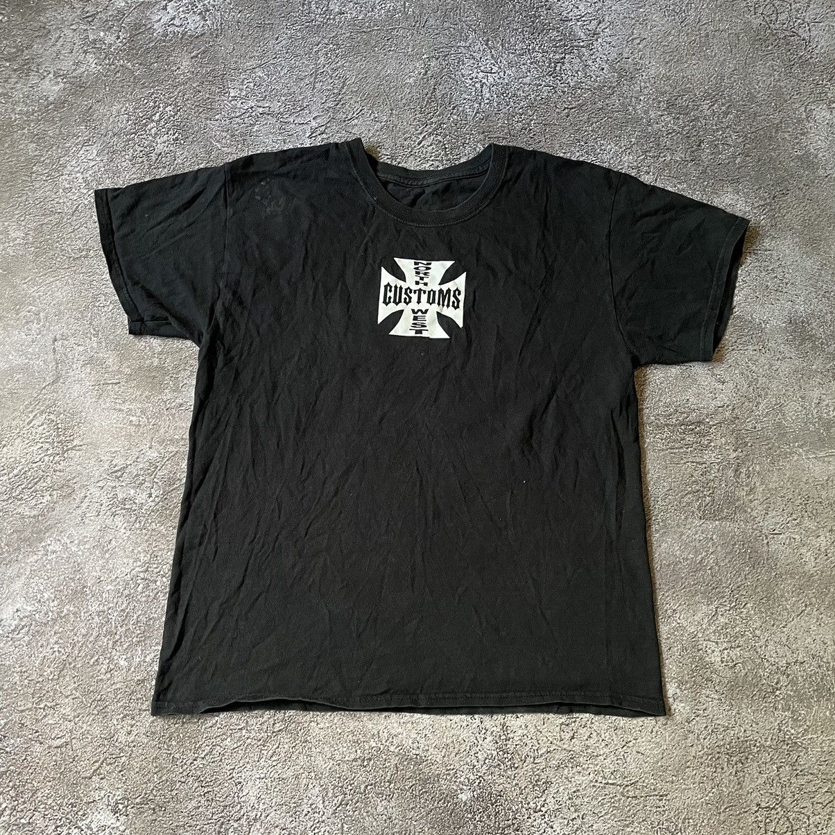 Vintage Vintage Y2K Customs Graphic Tee Punk Streetwear Black Boxy L Size US L / EU 52-54 / 3 - 7 Thumbnail