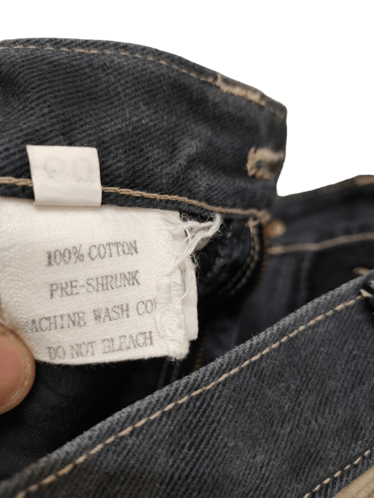 Mickey & Co. Vintage 80s Mickey & Donald Duck High Rise Denim Jeans Size 23" - 17 Thumbnail