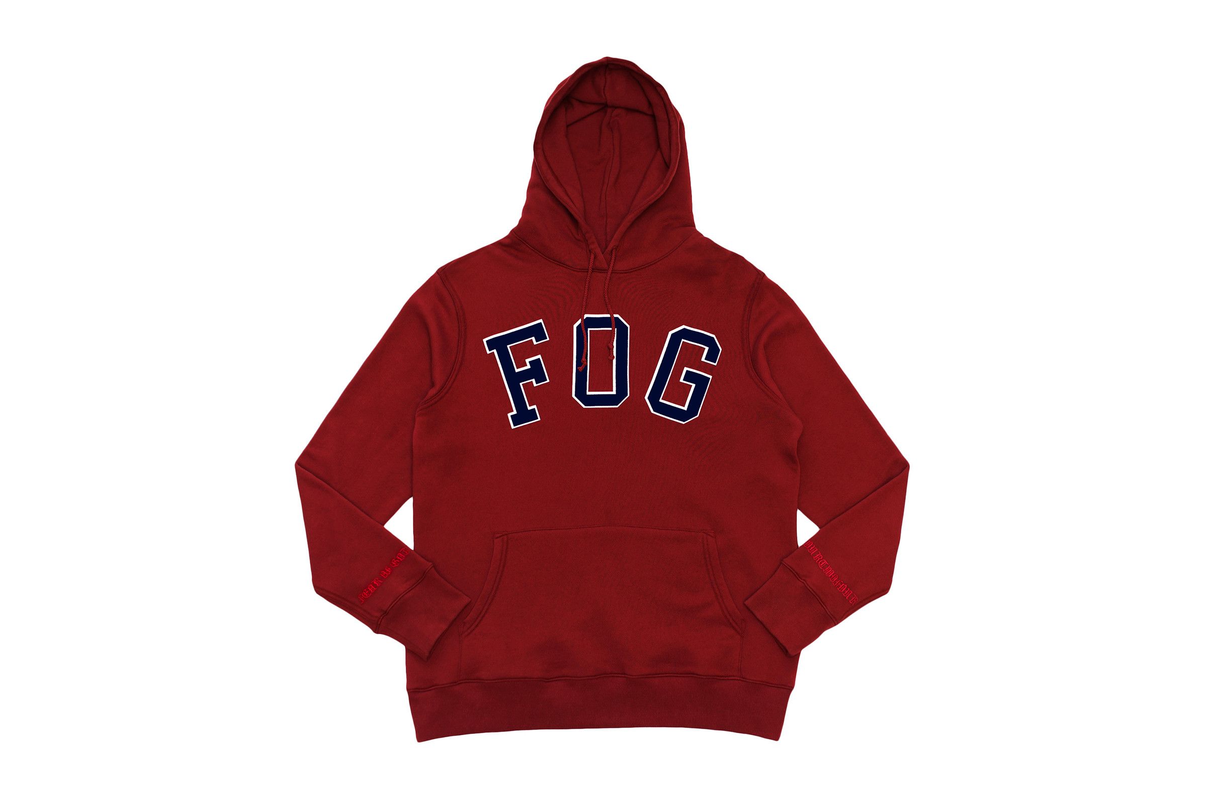 424 On Fairfax × Fear of God Oversized University Hoodie Size US M / EU 48-50 / 2 - 1 Thumbnail