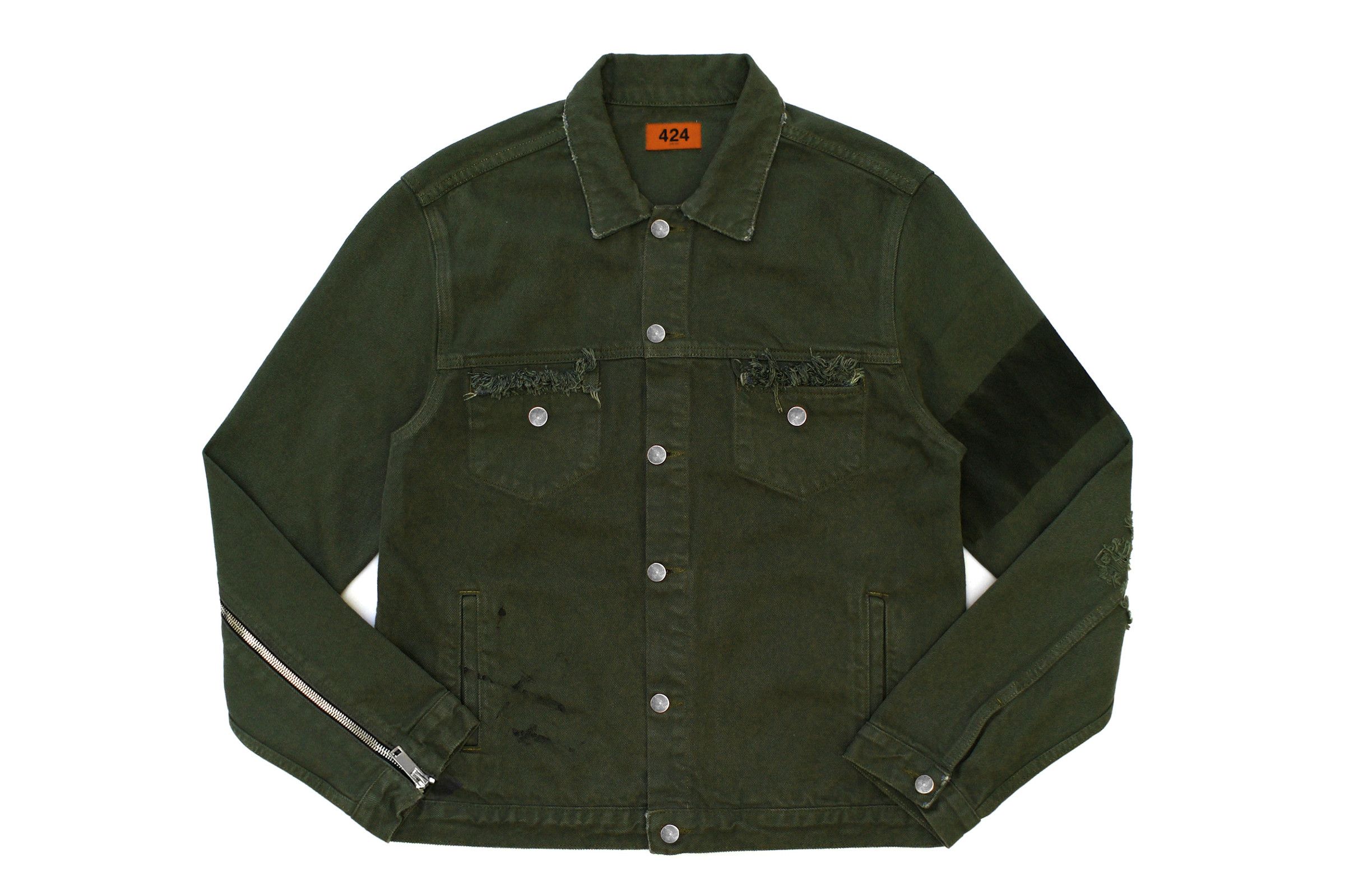 424 On Fairfax Denim Trucker Size US L / EU 52-54 / 3 - 1 Thumbnail