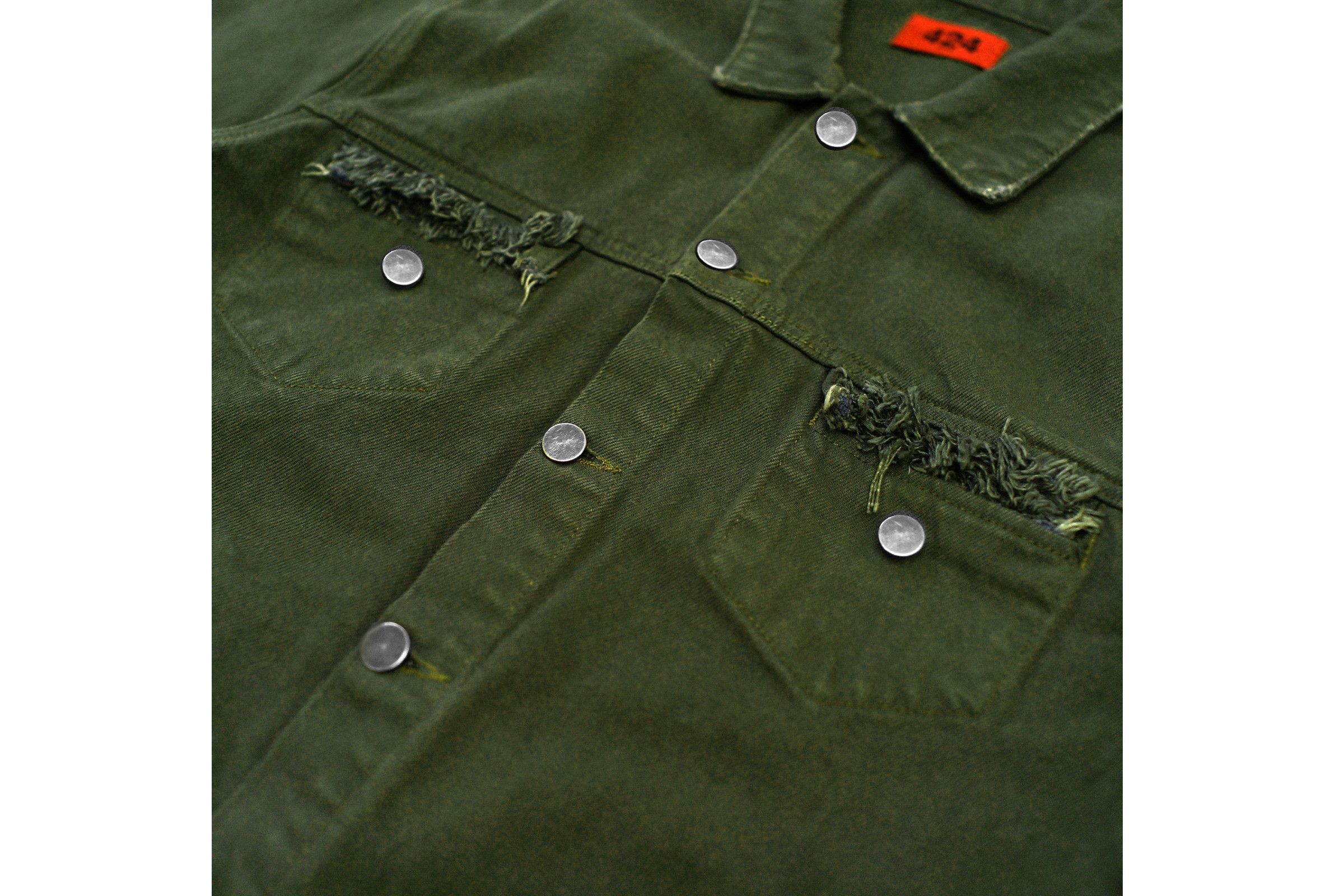 424 On Fairfax Denim Trucker Size US L / EU 52-54 / 3 - 3 Thumbnail