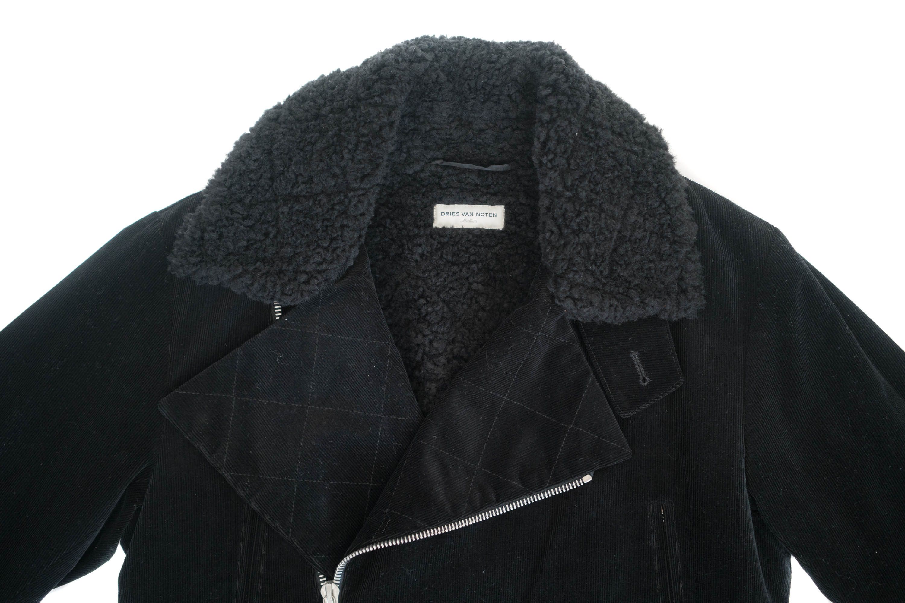 Dries Van Noten Sherpa Cord Rider Jacket Size US M / EU 48-50 / 2 - 3 Thumbnail