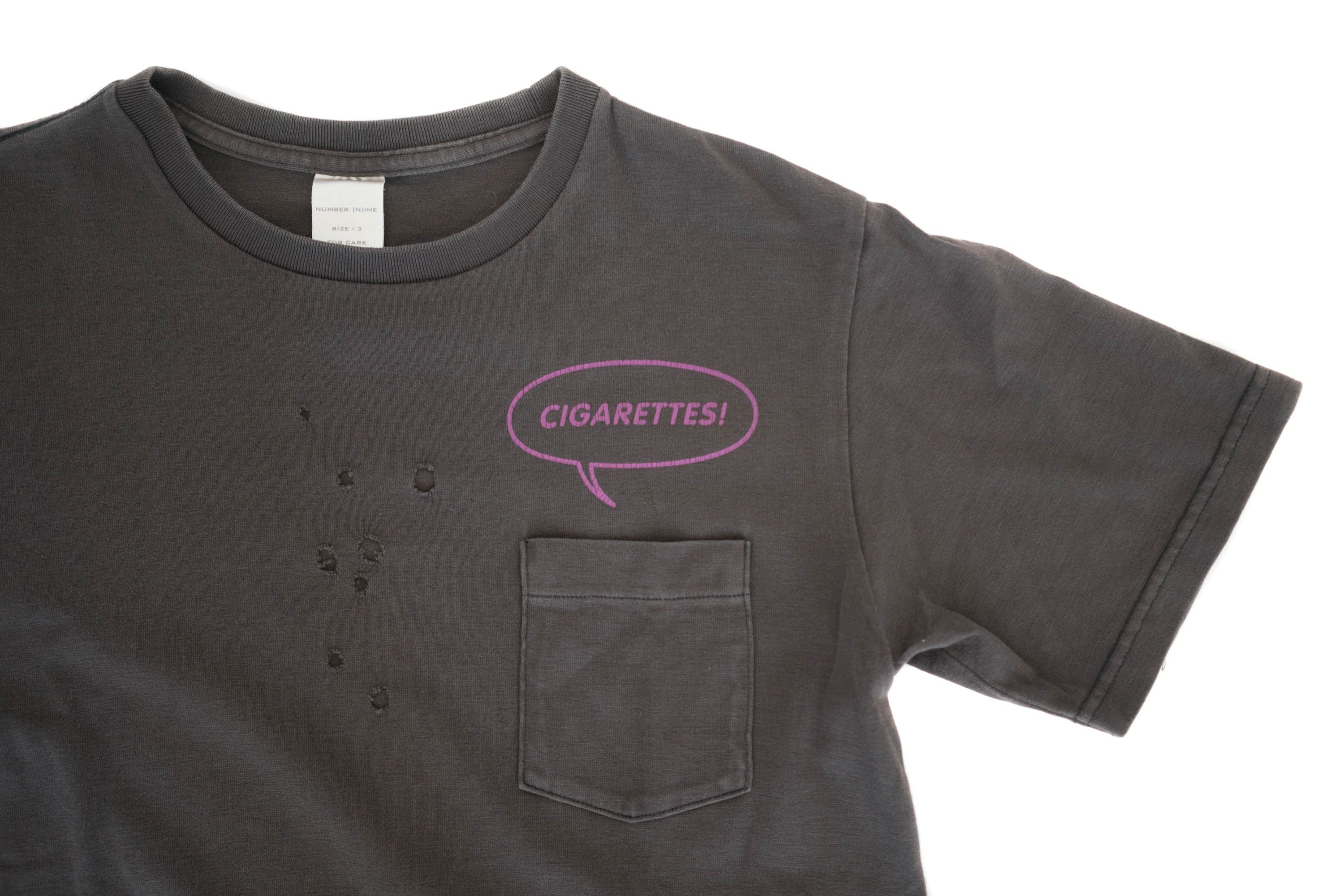 Number (N)ine Cigarette T-Shirt Size US L / EU 52-54 / 3 - 3 Thumbnail